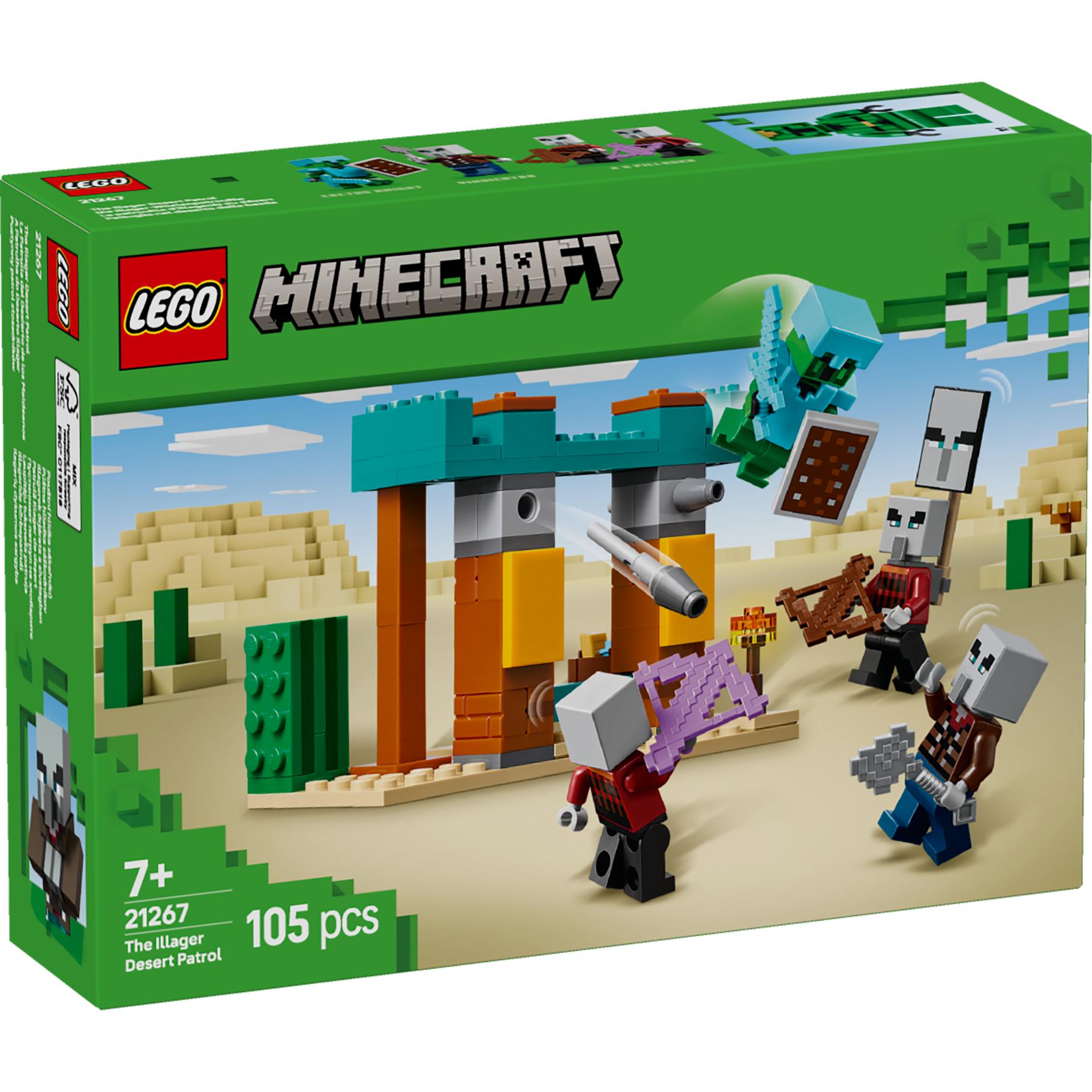 Top1Toys LEGO 21267 Minecraft De Illagers in de woestijn