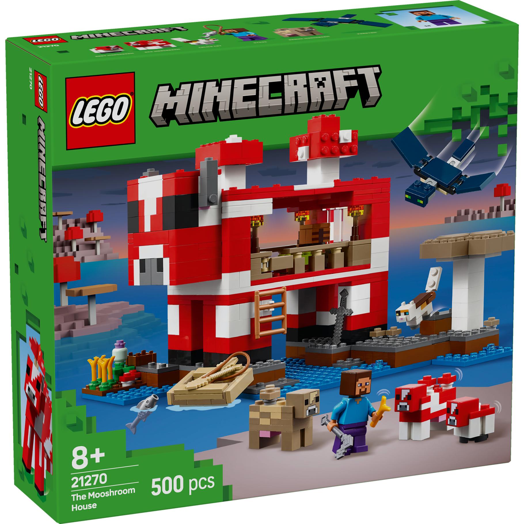 Top1Toys LEGO 21270 Minecraft Het Mooshroom huis