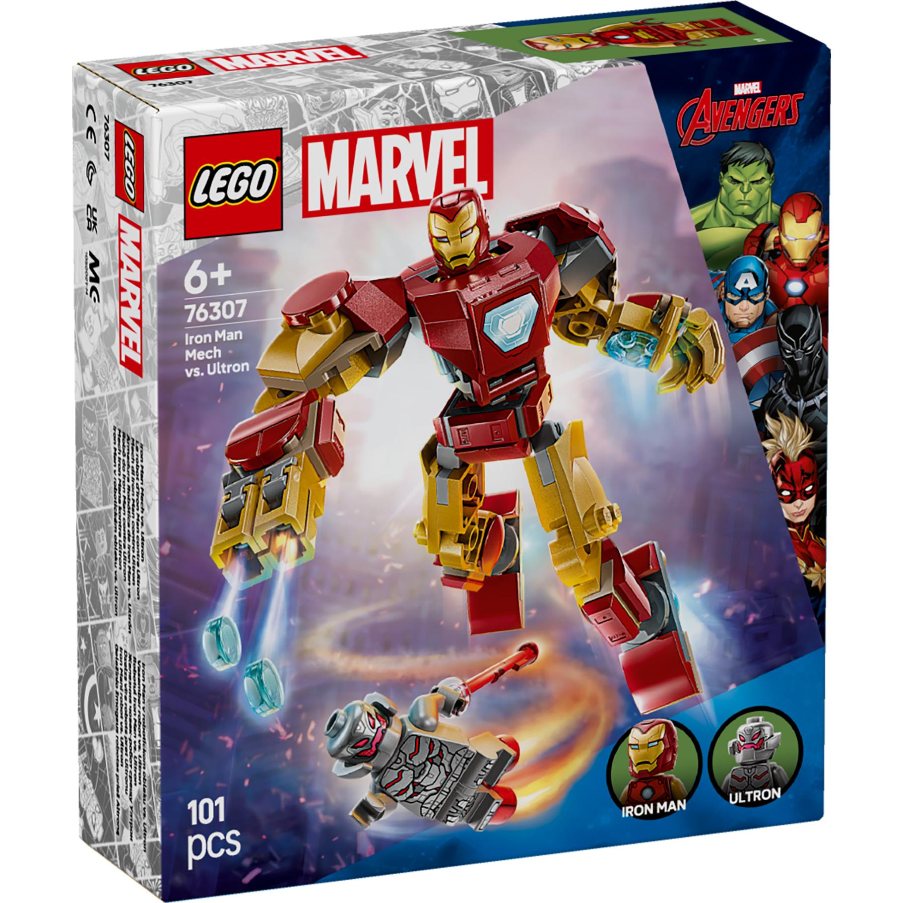 Top1Toys LEGO 76307 Super Heroes Marvel Iron Man Mecha Vs. Ultron