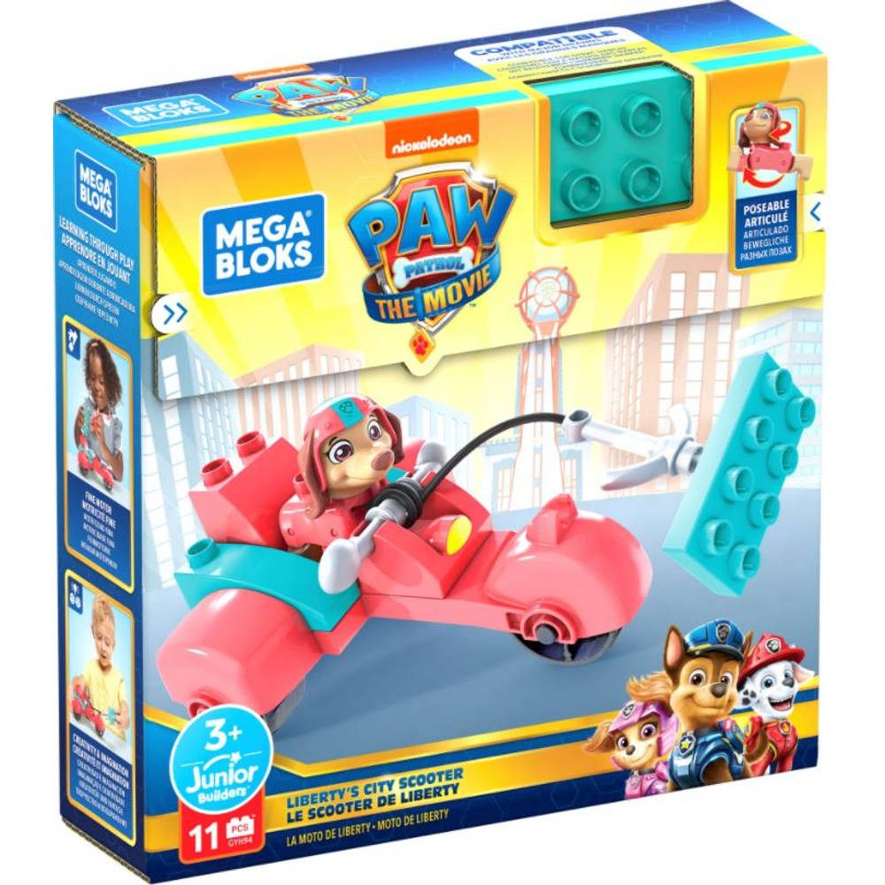 Fisher Price Mega Bloks Paw Patrol Liberty's City Scooter