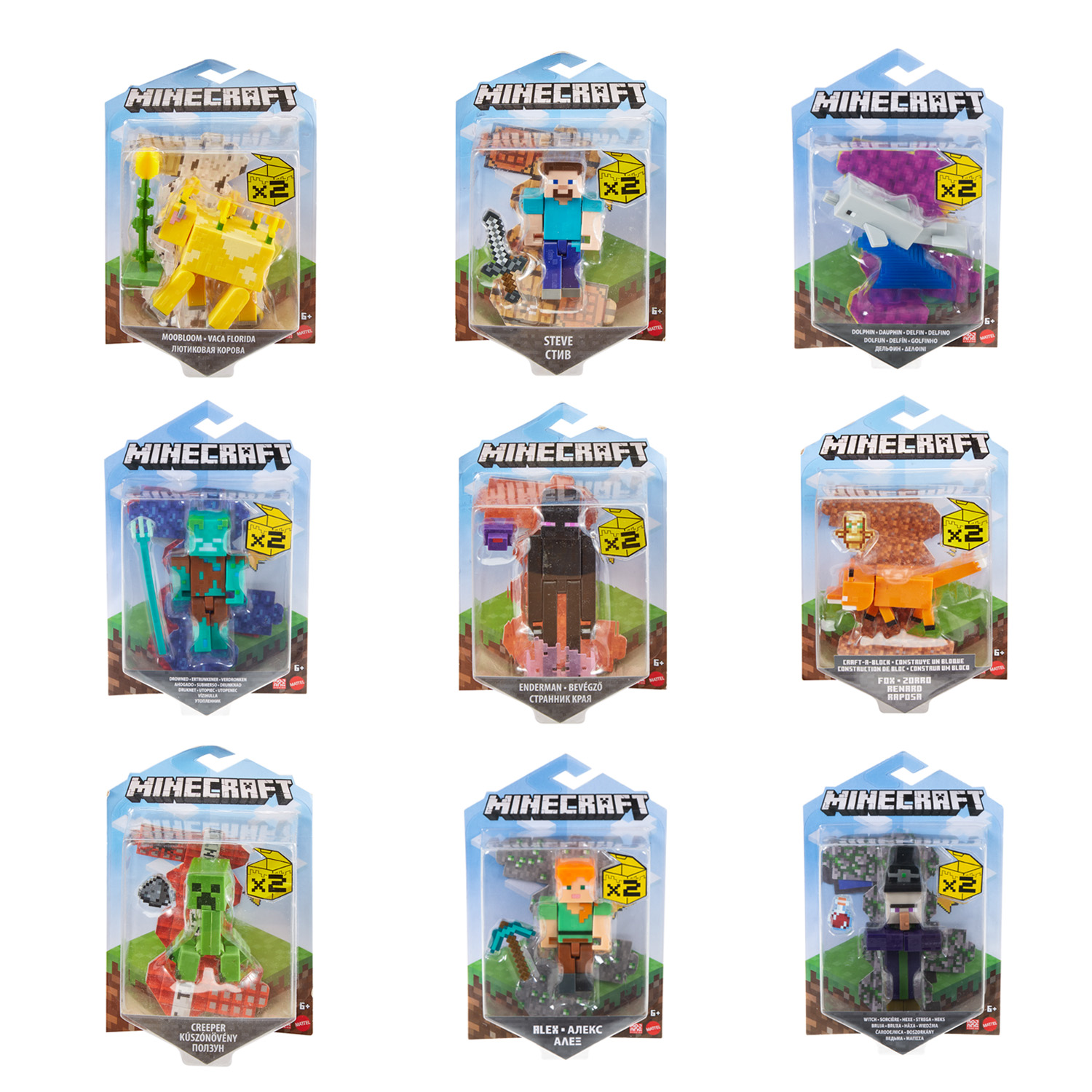 Minecraft 8 Cm Figuren Assorti 