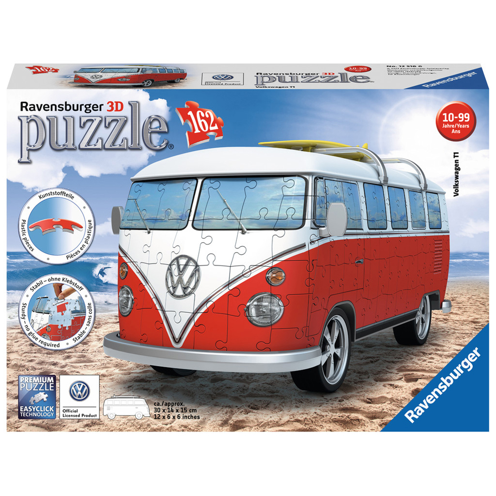 Ravensburger 3D Puzzel Volkswagen T1 Bulli 